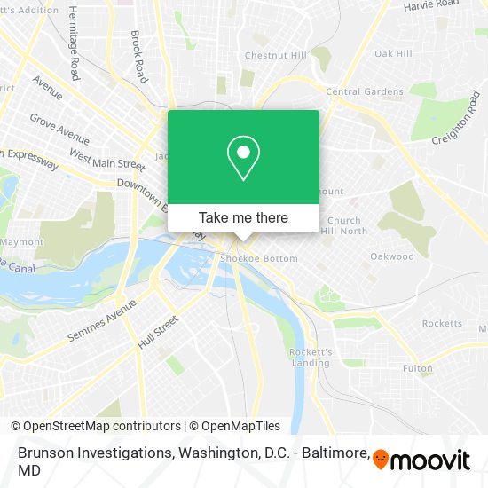 Mapa de Brunson Investigations
