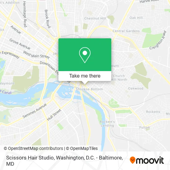 Scissors Hair Studio map