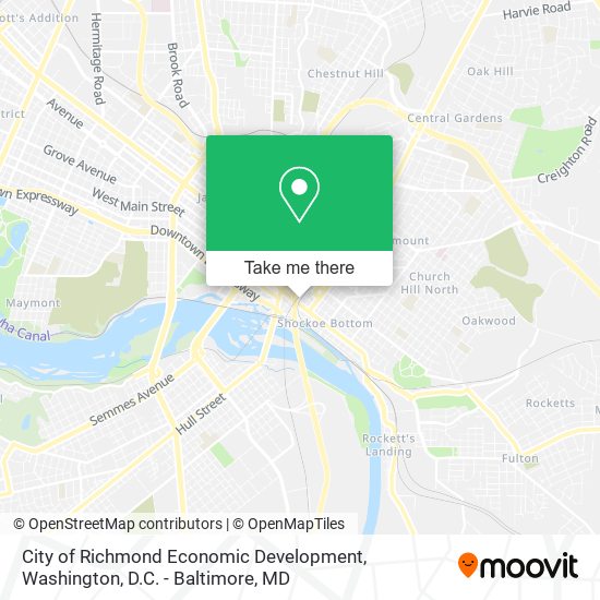 City of Richmond Economic Development map