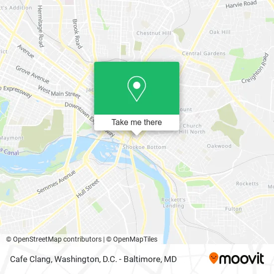 Cafe Clang map