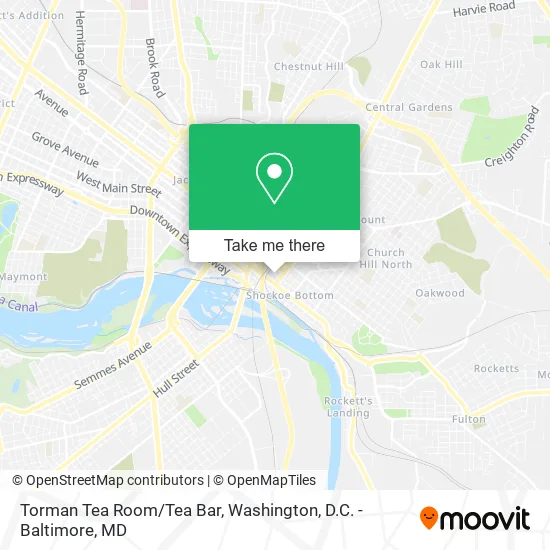 Torman Tea Room/Tea Bar map
