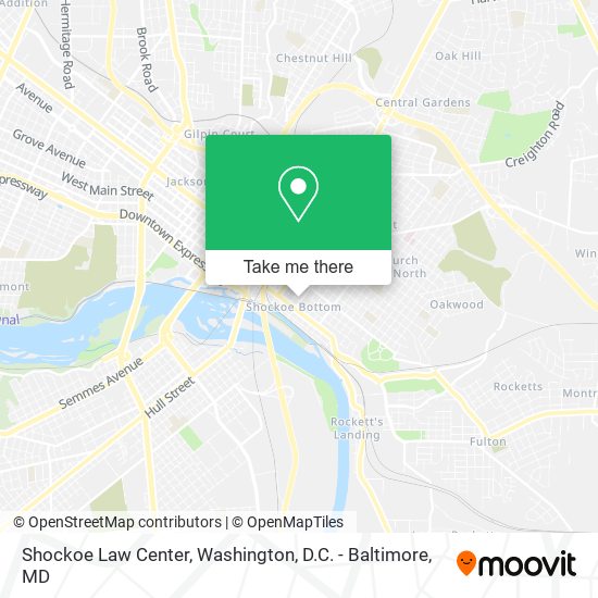 Shockoe Law Center map