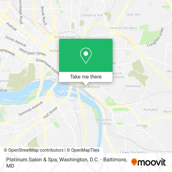 Platinum Salon & Spa map