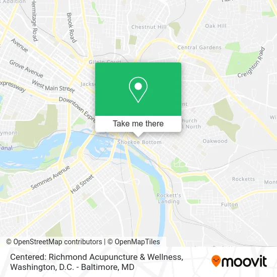 Centered: Richmond Acupuncture & Wellness map