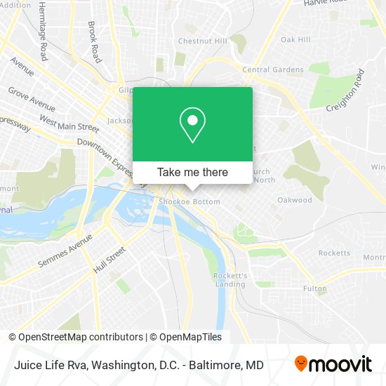 Mapa de Juice Life Rva