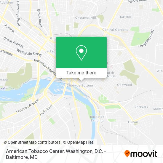 Mapa de American Tobacco Center