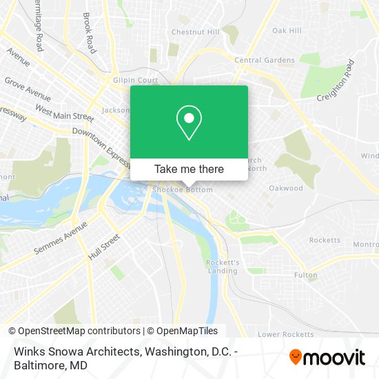 Mapa de Winks Snowa Architects