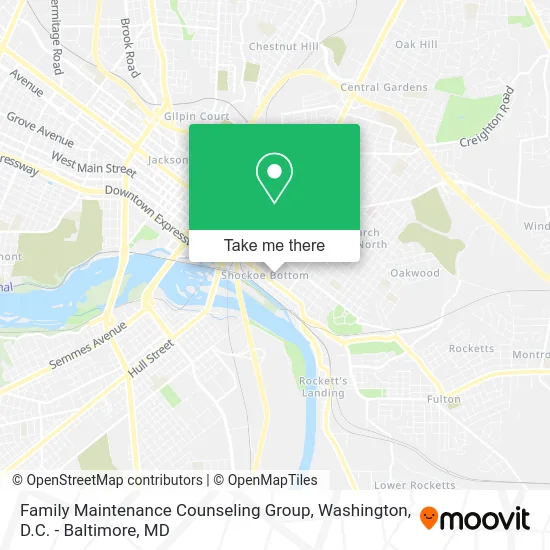 Family Maintenance Counseling Group map