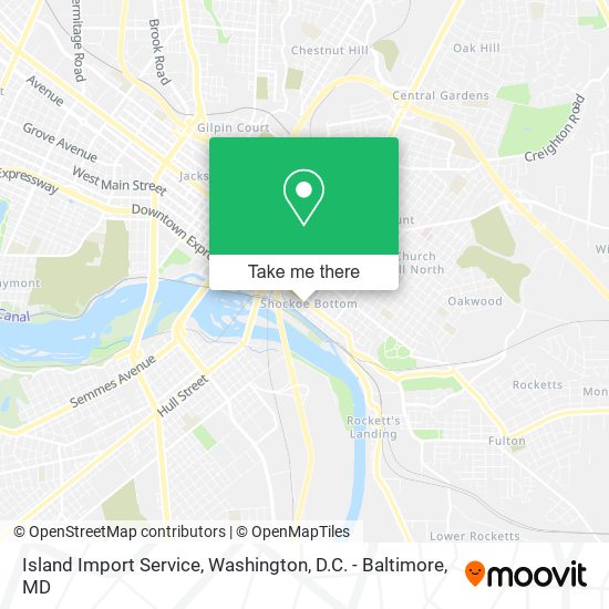 Mapa de Island Import Service