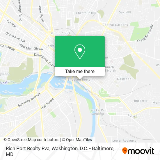 Rich Port Realty Rva map