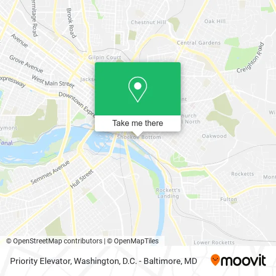 Priority Elevator map