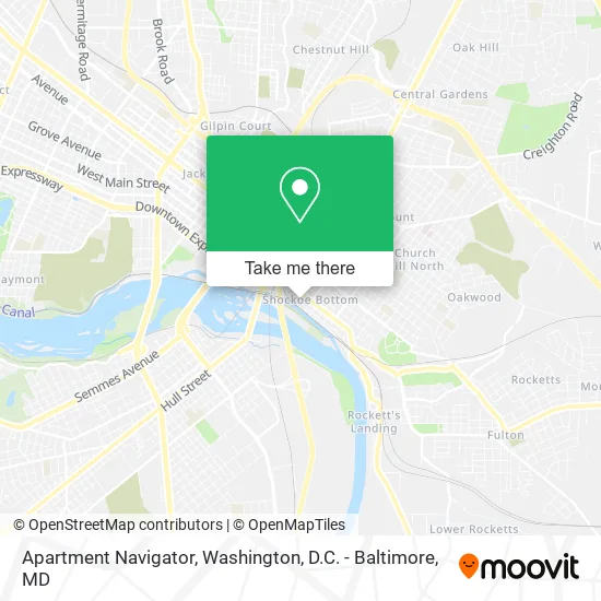 Apartment Navigator map