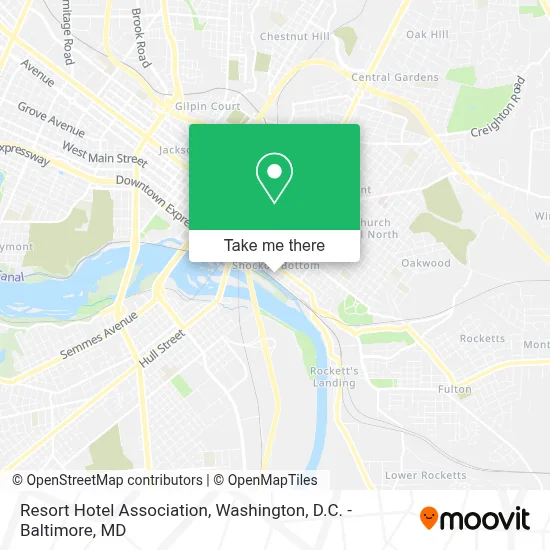 Resort Hotel Association map