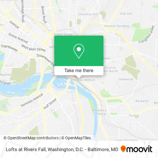 Lofts at Rivers Fall map