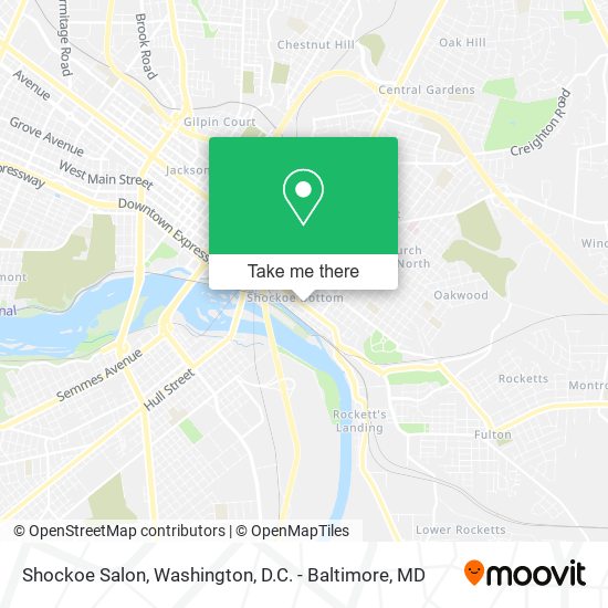 Mapa de Shockoe Salon