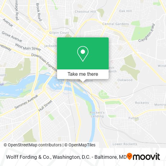 Mapa de Wolff Fording & Co.