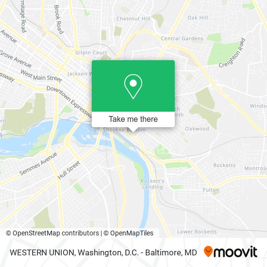 Mapa de WESTERN UNION