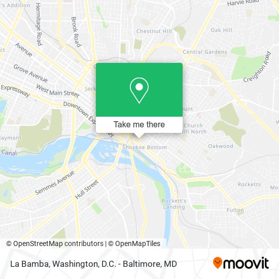 La Bamba map