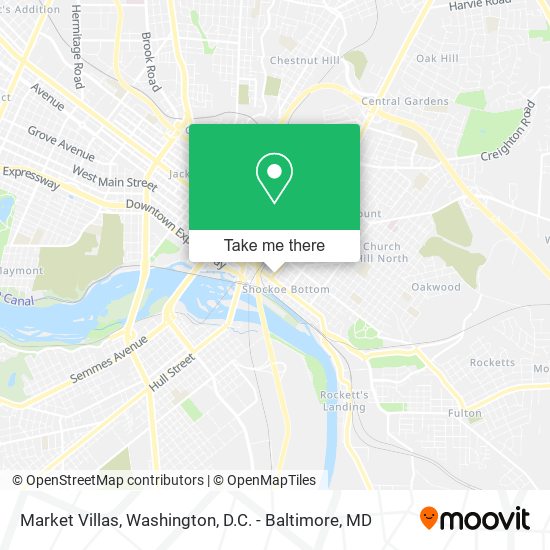 Market Villas map