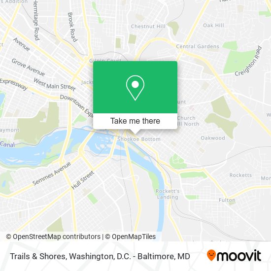 Trails & Shores map