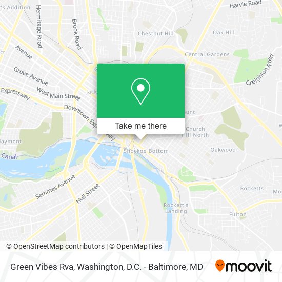 Green Vibes Rva map