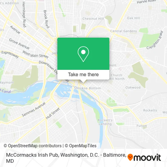 McCormacks Irish Pub map