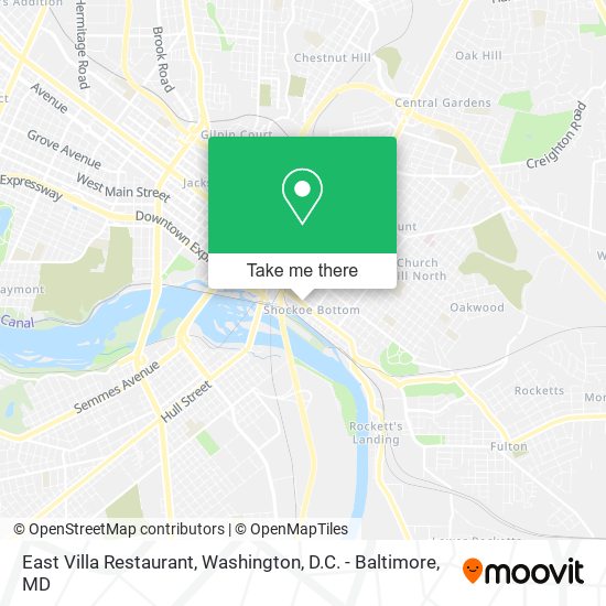 East Villa Restaurant map