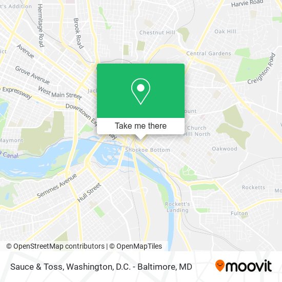 Sauce & Toss map