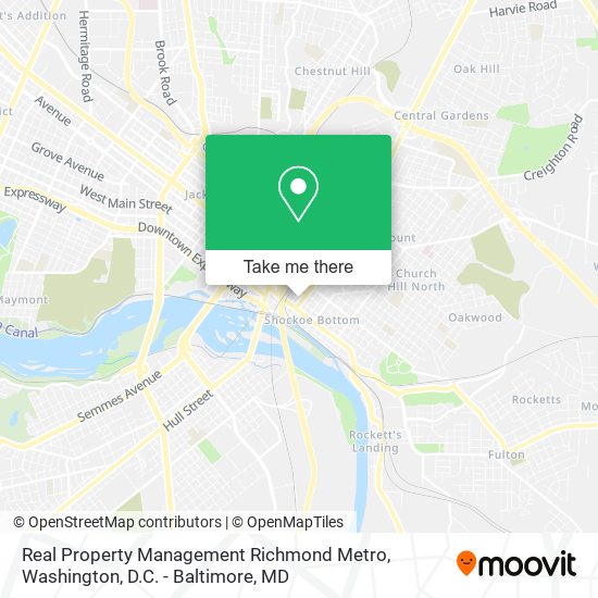 Real Property Management Richmond Metro map