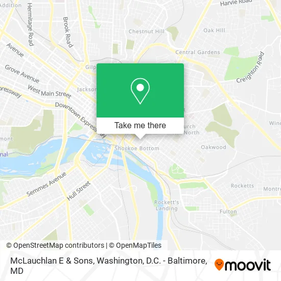 McLauchlan E & Sons map