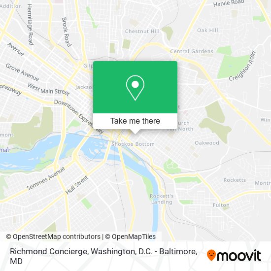 Mapa de Richmond Concierge