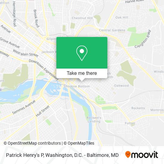 Mapa de Patrick Henry's P
