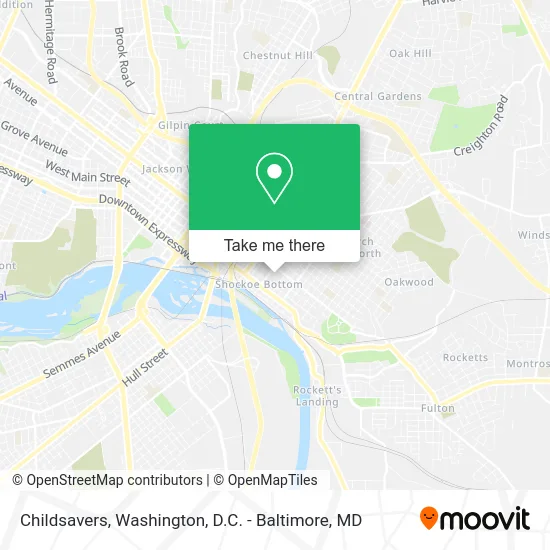 Childsavers map