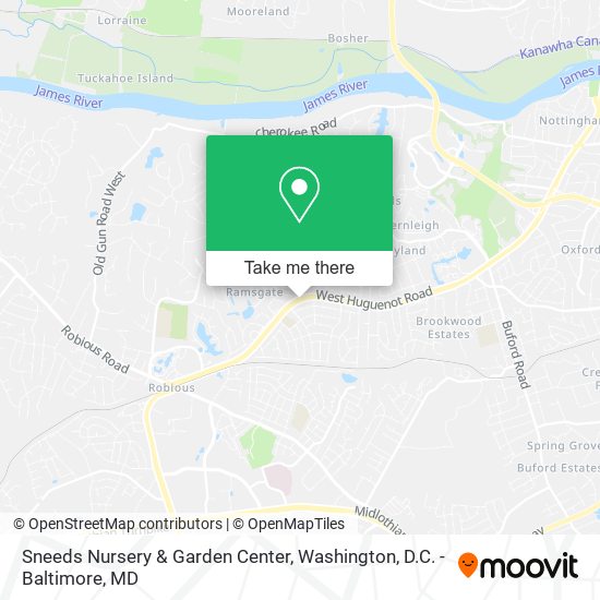 Mapa de Sneeds Nursery & Garden Center