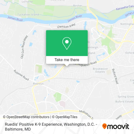 Ruedis' Positive K-9 Experience map