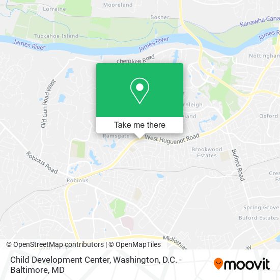 Mapa de Child Development Center