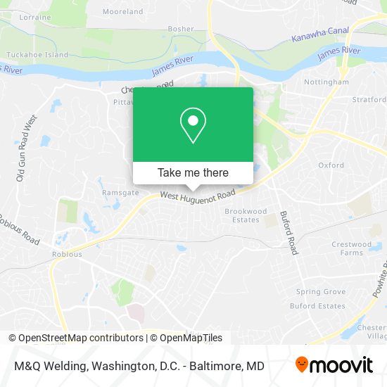 M&Q Welding map
