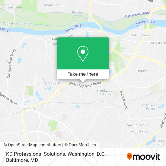 KD Professional Solutions map