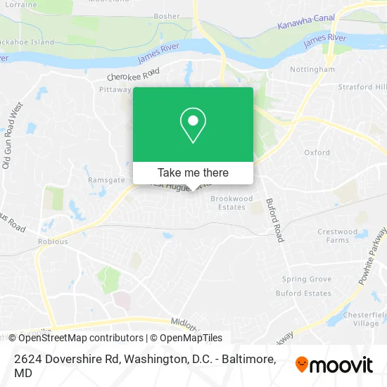 2624 Dovershire Rd map