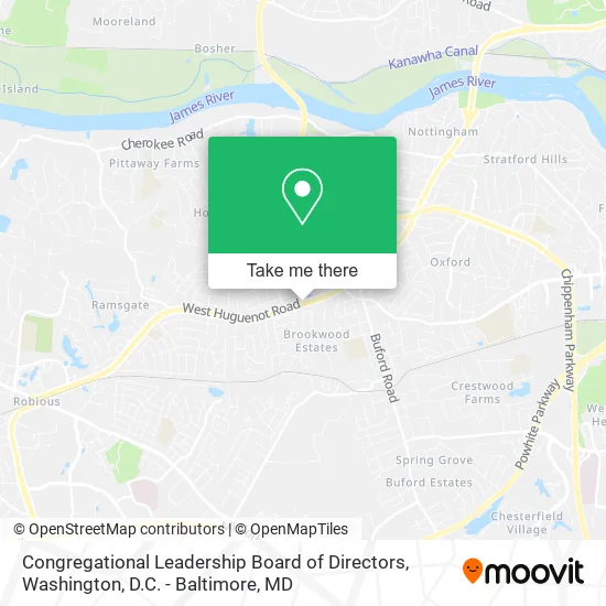 Congregational Leadership Board of Directors map