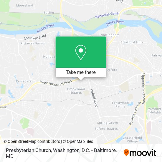 Presbyterian Church map