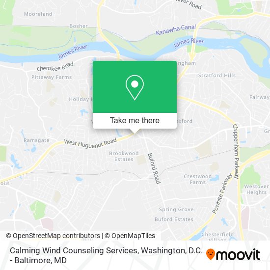 Calming Wind Counseling Services map