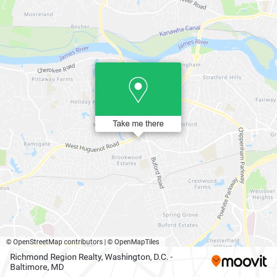 Mapa de Richmond Region Realty
