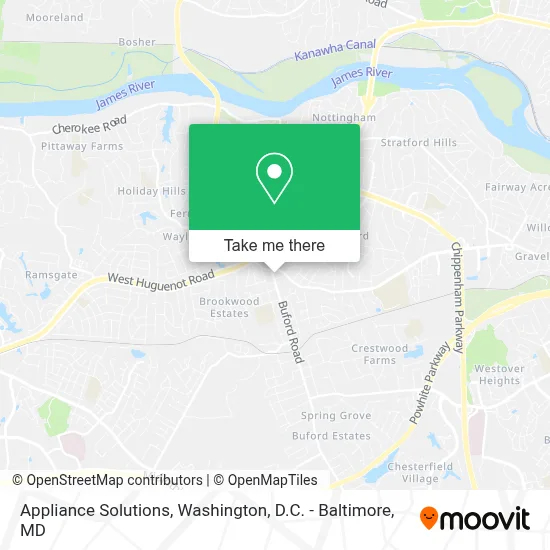 Appliance Solutions map