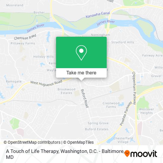 Mapa de A Touch of Life Therapy