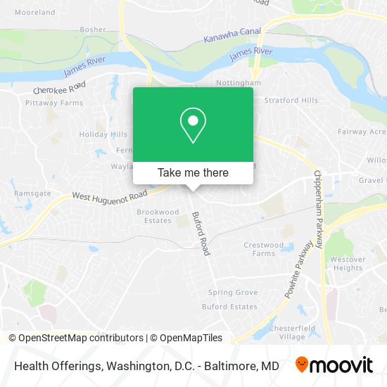 Health Offerings map