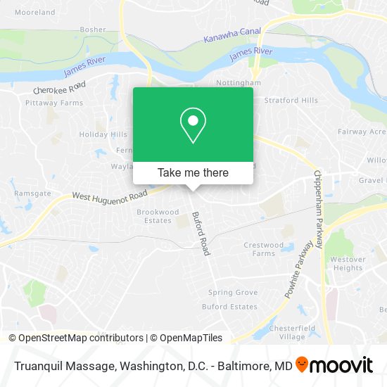 Mapa de Truanquil Massage