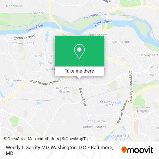 Wendy L Garrity MD map