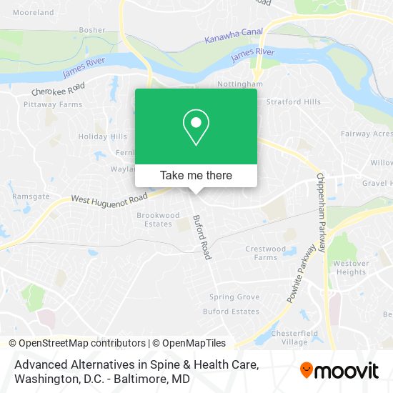 Advanced Alternatives in Spine & Health Care map