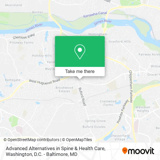 Advanced Alternatives in Spine & Health Care map
